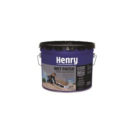 Henry Henry Wet Patch 208R Series HE208061 Roof Cement, 3.5 gal Can